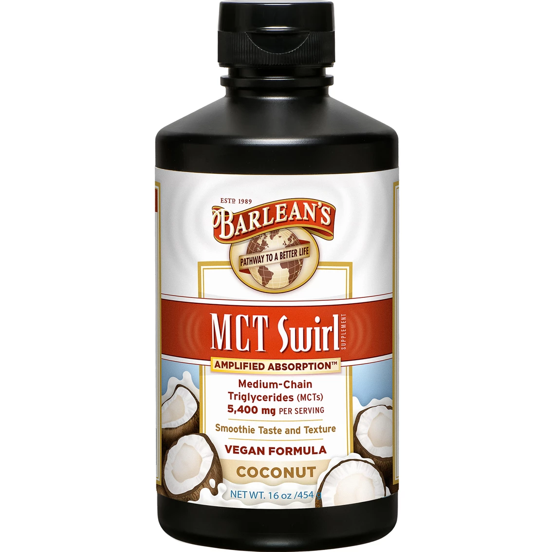 Discount π Barleans Barlean's Organic Coconut MCT Swirl Oil, 16 Oz β¨