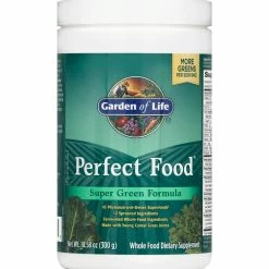 Hot Sale 🛒 Garden Of Life Perfect Food Super Green Formula Supplement 300g Powder ✔️