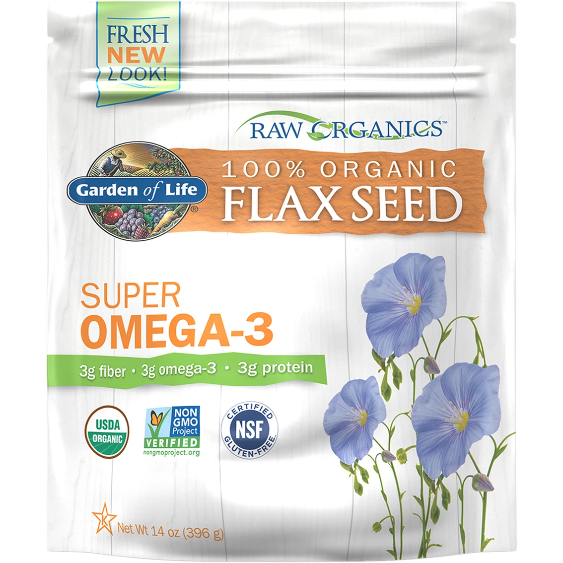 Discount π Garden Of Life Raw Organic Golden Flaxseed π
