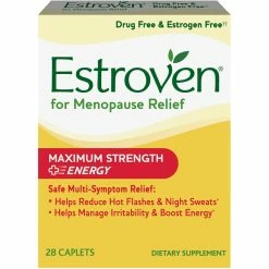 Discount 🔥 Estroven Maximum Strength + Energy Menopause Relief Caplets 28 Ct. 🥰