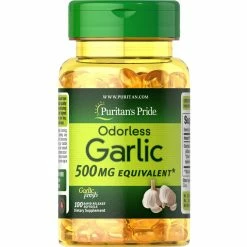 Cheap 👏 Puritan's Pride Odorless Garlic 500mg 100 Ct. 🎁