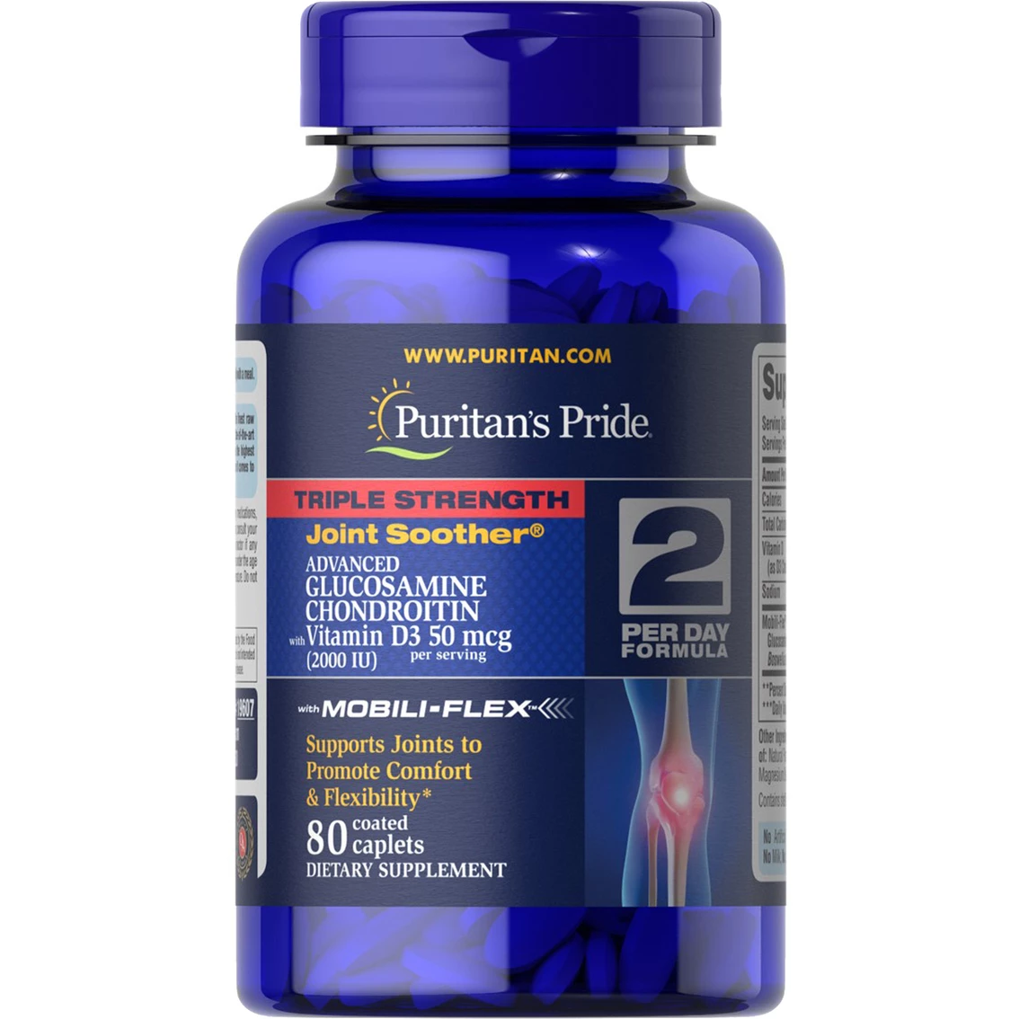 Cheap β¨ Puritan's Pride Triple Strength Glucosamine Chondroitin With Vitamin D3 80 Ct. π