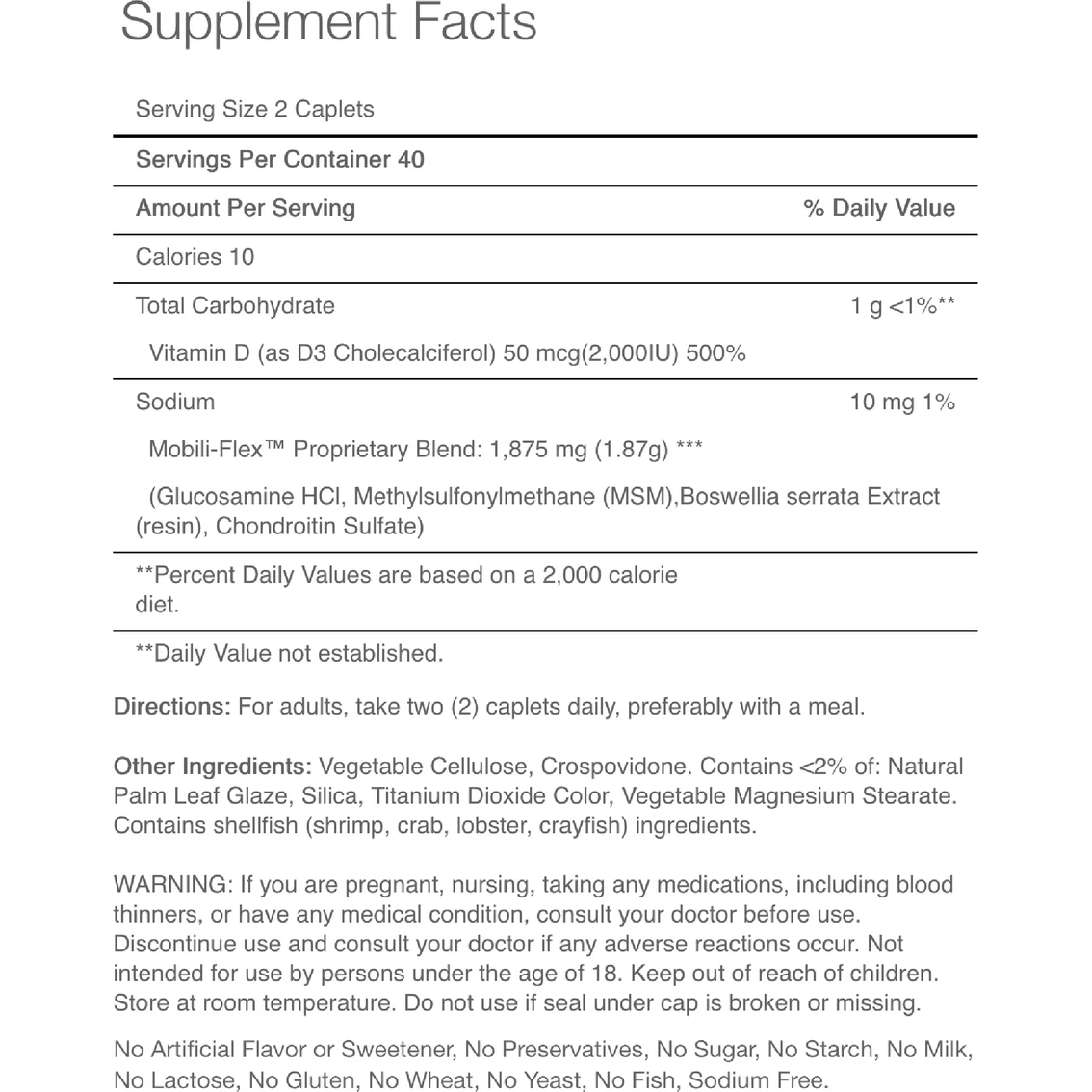 Cheap β¨ Puritan's Pride Triple Strength Glucosamine Chondroitin With Vitamin D3 80 Ct. π - Image 2