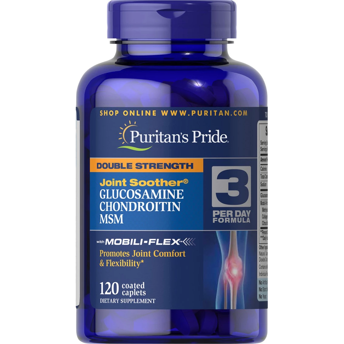Cheap π₯ Puritan's Pride Double Strength Glucosamine Chondroitin & MSM Joint Soother 120 Ct. π€©