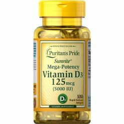Wholesale βοΈ Puritan's Pride Vitamin D3 125 Mcg (5000 IU) 100 Ct. π
