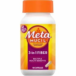Cheapest 🔥 Metamucil Daily Fiber Supplement, Psyllium Husk Capsules, 100 Ct. 🧨