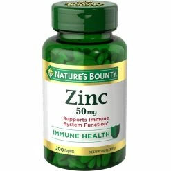 Brand new π Nature's Bounty Zinc 50 Mg Caplets 200 Ct. π