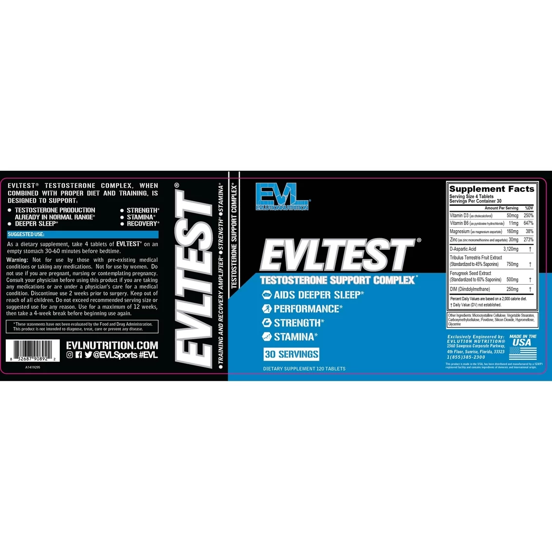 Flash Sale π EVL Test Tablets 120 Ct. π - Image 2