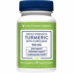 Flash Sale ❤️ The Vitamin Shoppe Triple Strength Turmeric 900mg Vegetable Capsules 30 Ct. 🌟