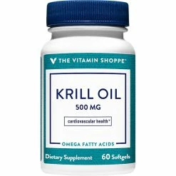 Cheapest 😉 The Vitamin Shoppe Krill Oil 500mg Softgels 60 Ct. ⌛