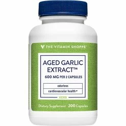 Best reviews of 𧨠The Vitamin Shoppe Odorless Aged Garlic Extract 600mg Capsules 200 Ct. π