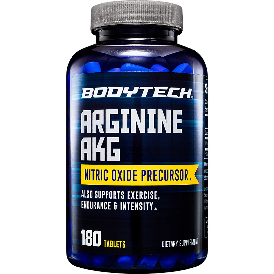New π BodyTech Arginine AKG Nitric Oxide Precursor 180 Ct. π