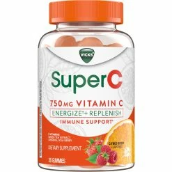 Wholesale 🤩 Vicks SuperC Immunity Replenish And Energize Gummy Day 36 Ct. ✔️