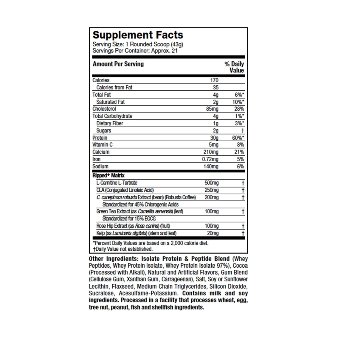 Outlet π MuscleTech Nitro Tech Ripped Chocolate Fudge Brownie 2 Lb. π€© - Image 2