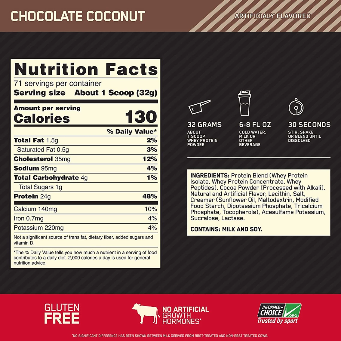 Wholesale π Optimum Nutrition Gold Standard 100% Whey Protein, 5 Lb. π€© - Image 2