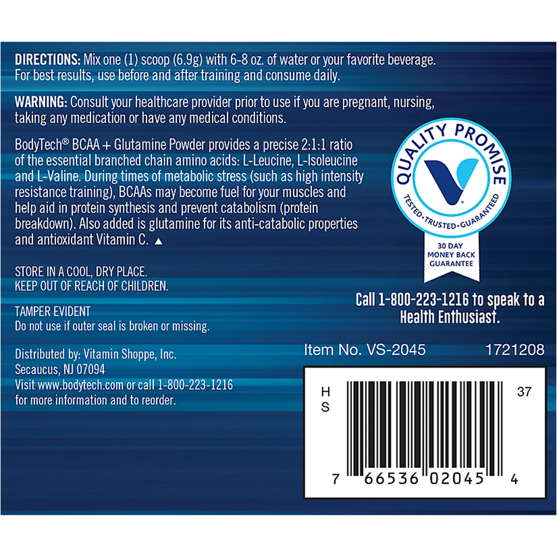 Flash Sale 𧨠BodyTech Body Tech Bcaa And Glutamine Powder π - Image 3