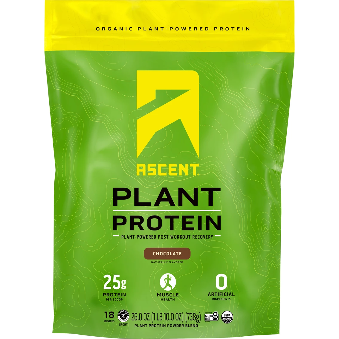 Budget π Ascent Organic Plant Protein 26 Oz. π