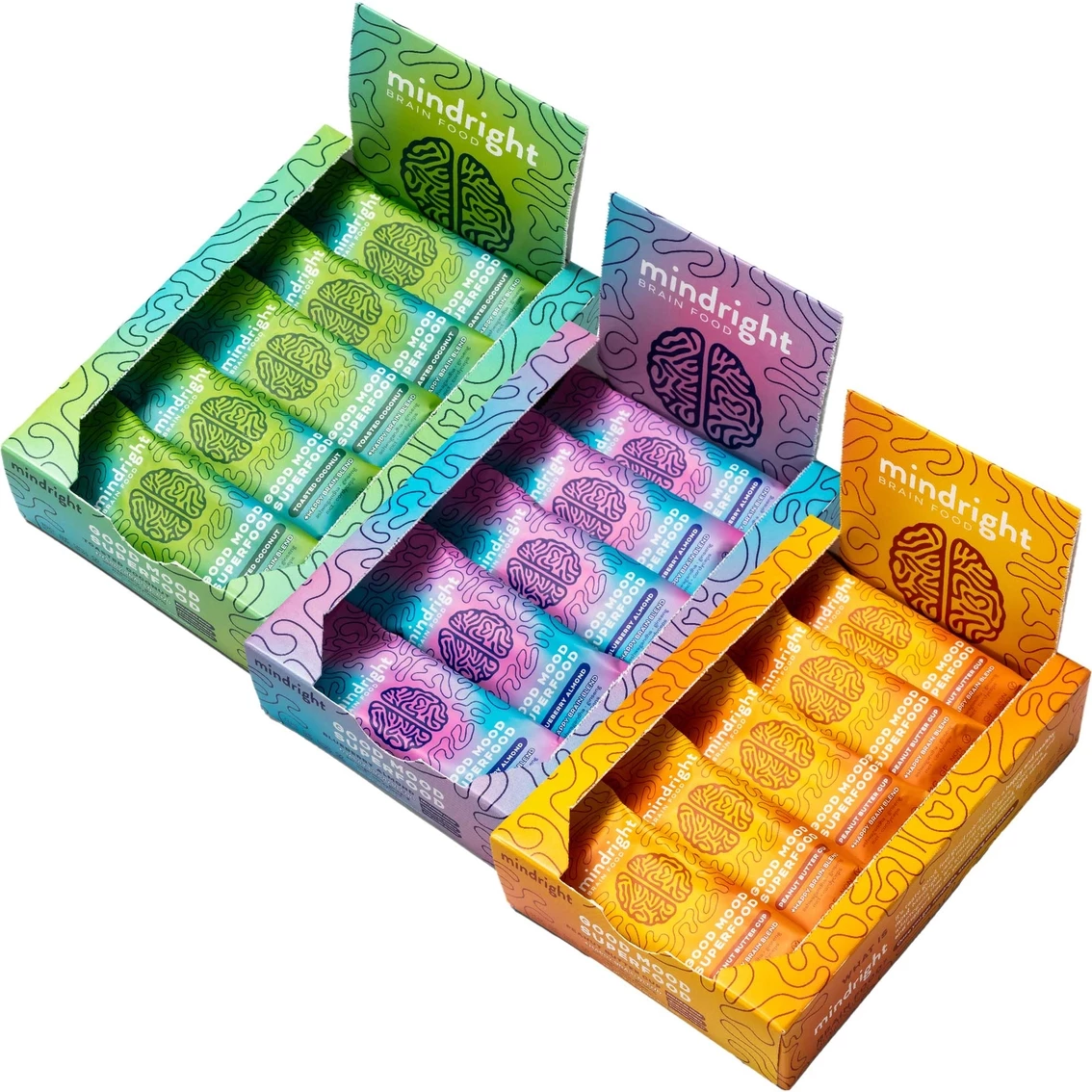 Cheap ✔️ Mindright Nootropic Infused Protein Bars Variety 36 Ct., 1.79 Oz. Each 👍