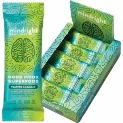 Top 10 😉 Mindright Nootropic Infused Protein Bars Toasted Coconut 24 Pk., 1.79 Oz. Each 🎁