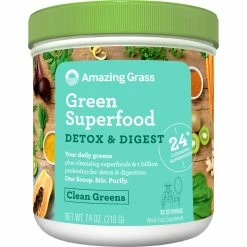 Discount 🧨 Amazing Grass Green Superfood Detox And Digest Clean Greens Powder 30 Servings 😉