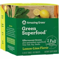 Top 10 🛒 Amazing Grass Effervescent Lemon Lime 10 Tabs, 6 Ct. 👏