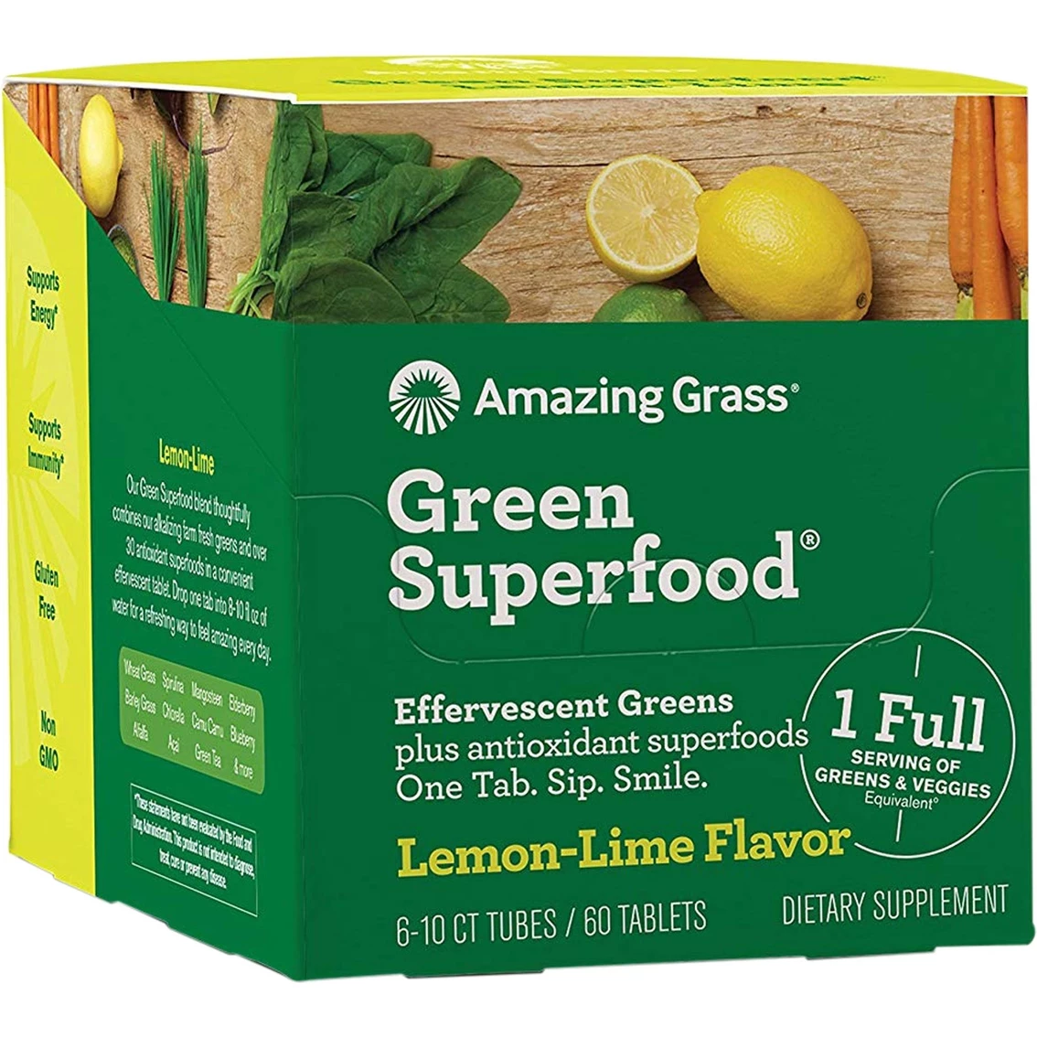 Top 10 π Amazing Grass Effervescent Lemon Lime 10 Tabs, 6 Ct. π