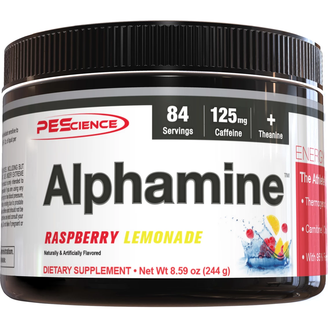 Best reviews of 𧨠PEScience Alphamine, Raspberry Lemonade, 84 Servings π