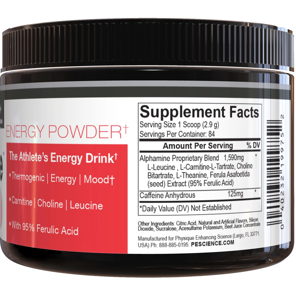 Best reviews of 𧨠PEScience Alphamine, Raspberry Lemonade, 84 Servings π - Image 2