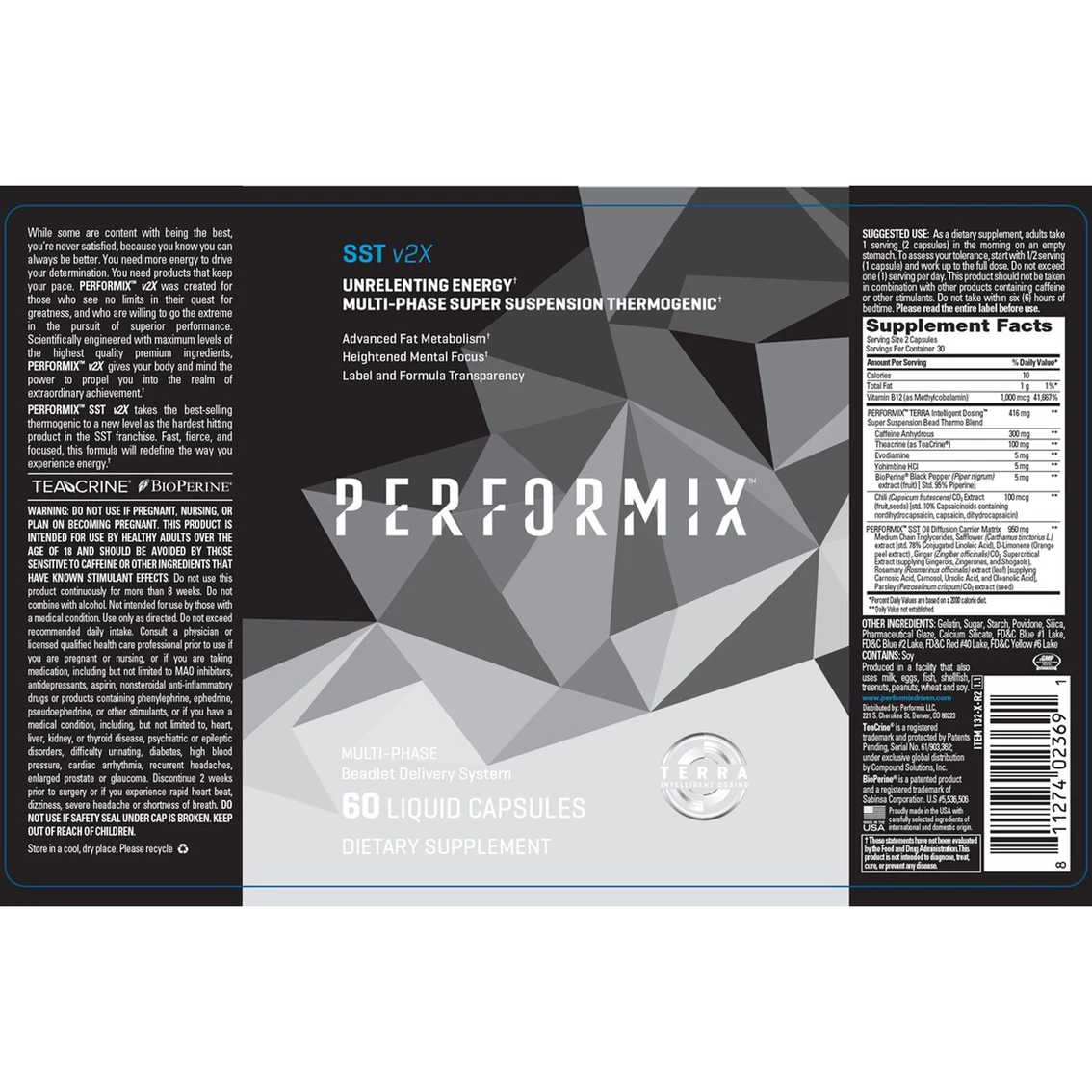 Best Pirce π₯ Performix SST V2X 60 Ct. β - Image 2