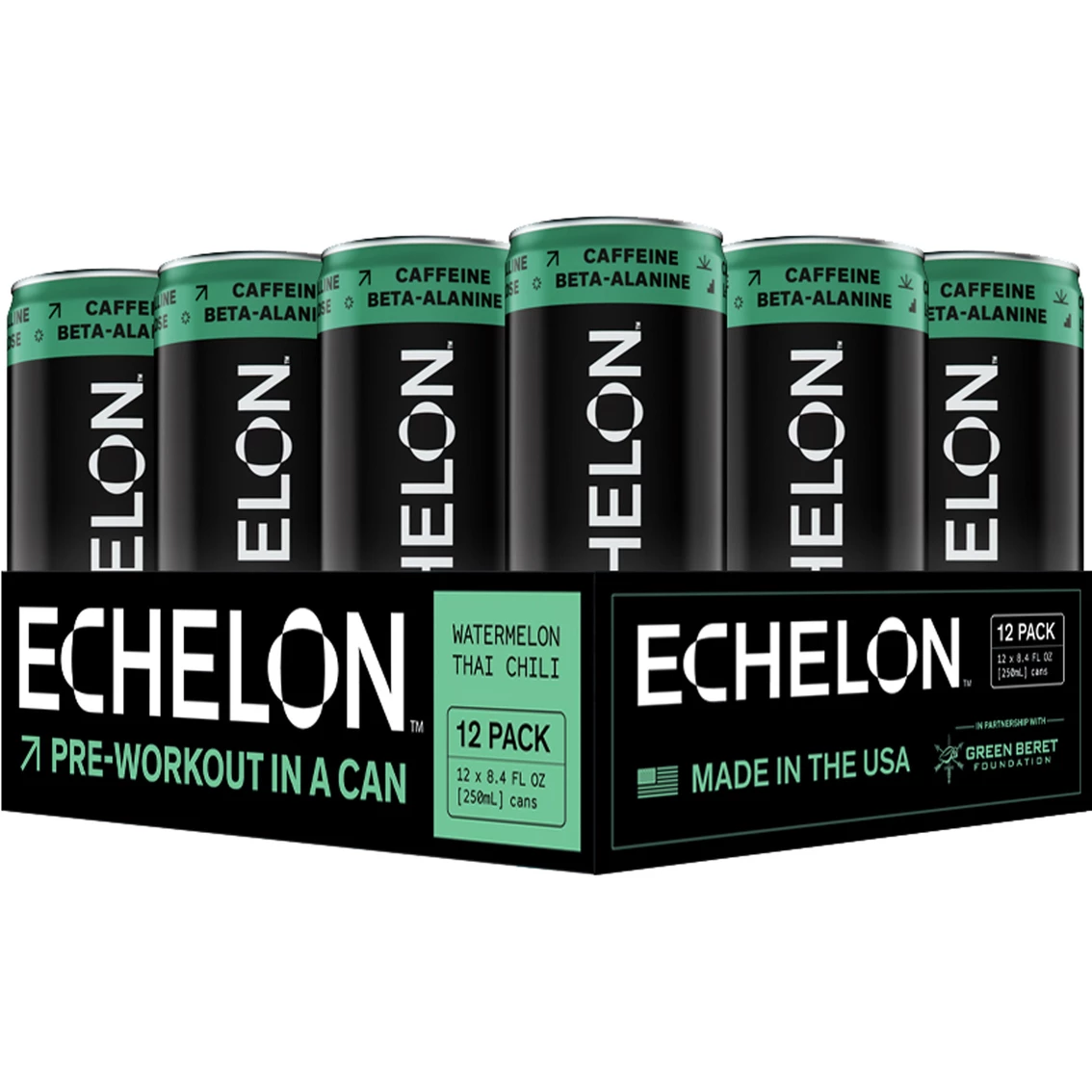 New π Echelon Watermelon And Thai Chili Energy Drink 12 Pk. β