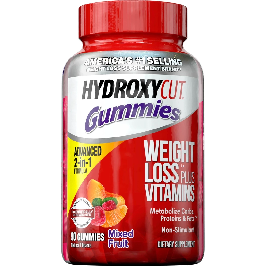 Flash Sale 🥰 Hydroxycut Gummies Mixed Fruit 90 Pk. ⌛