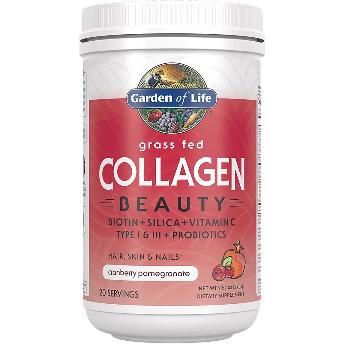 Brand new π₯ Garden Of Life Grass Fed Collagen Beauty Cranberry Pomegranate, 20 Servings π