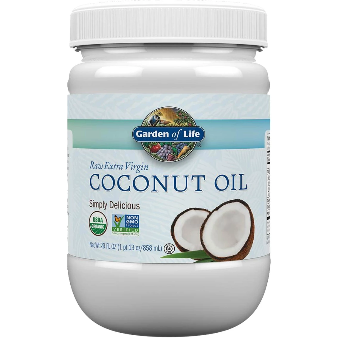 Brand new β€οΈ Garden Of Life Raw Extra Virgin Coconut Oil 29 Oz β